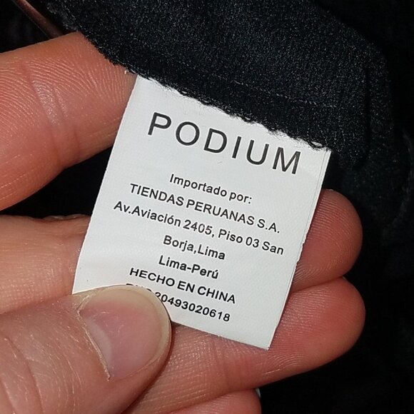 Podium Activewear Black Athletic Pants Size Small Drawstring Elastic Waistband - Picture 5 of 7